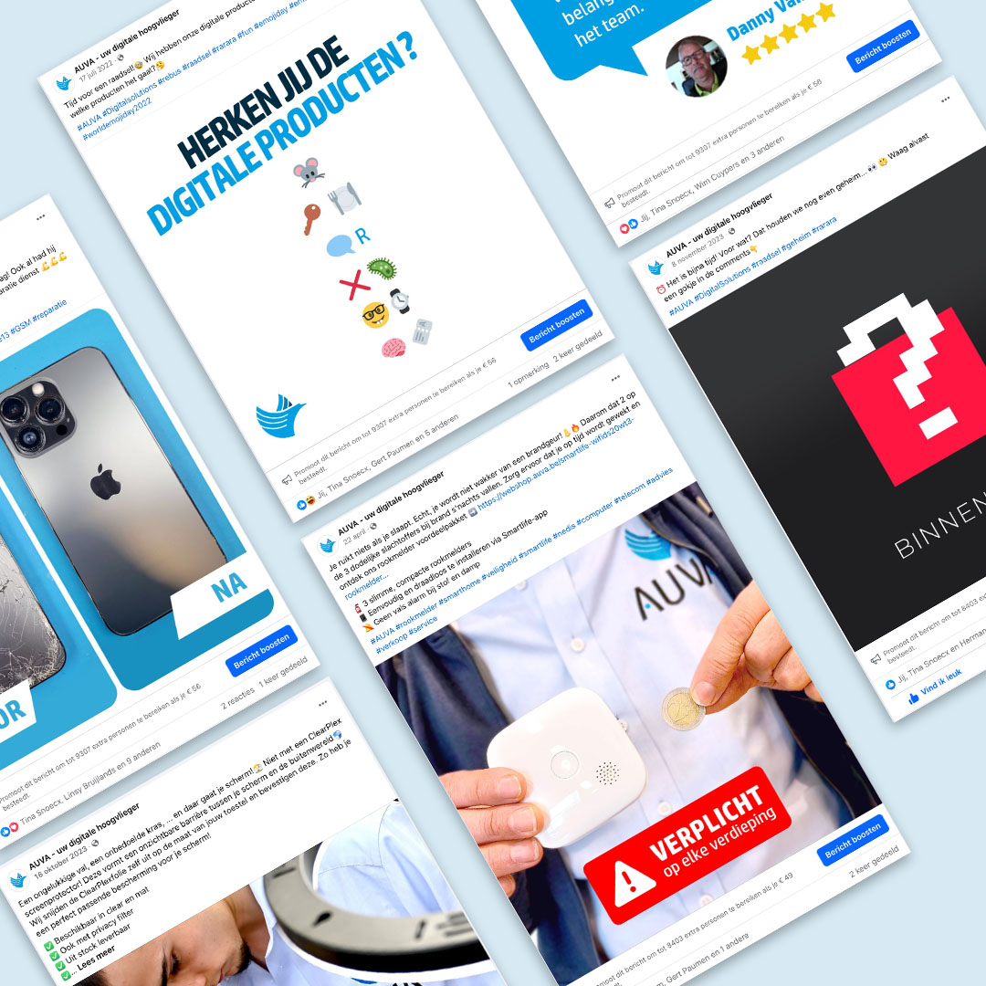 Studio Saar Online Communicatie Social Media Content AUVA