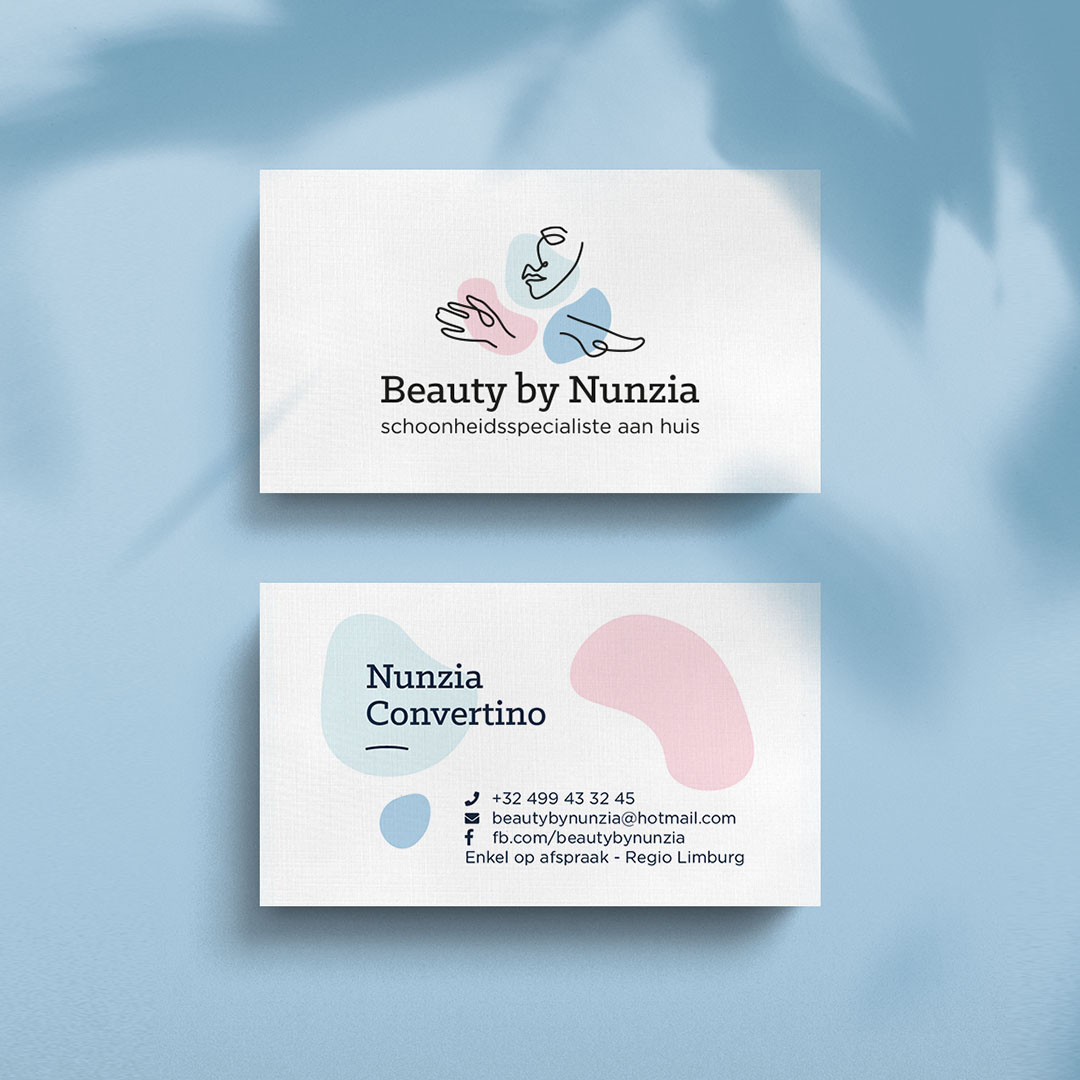 Studio Saar Branding Visitekaartje Beauty by Nunzia
